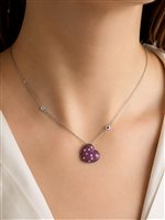 Necklace Comete Woman in White Gold GLB895 - GLB895